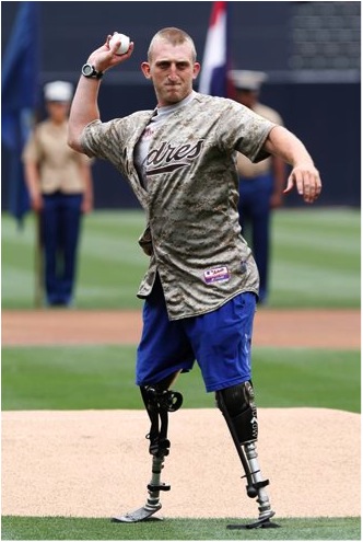 USMC Jones, Ron first pitch